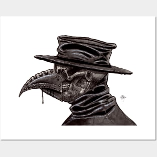 Plague Doctor Profile Posters and Art